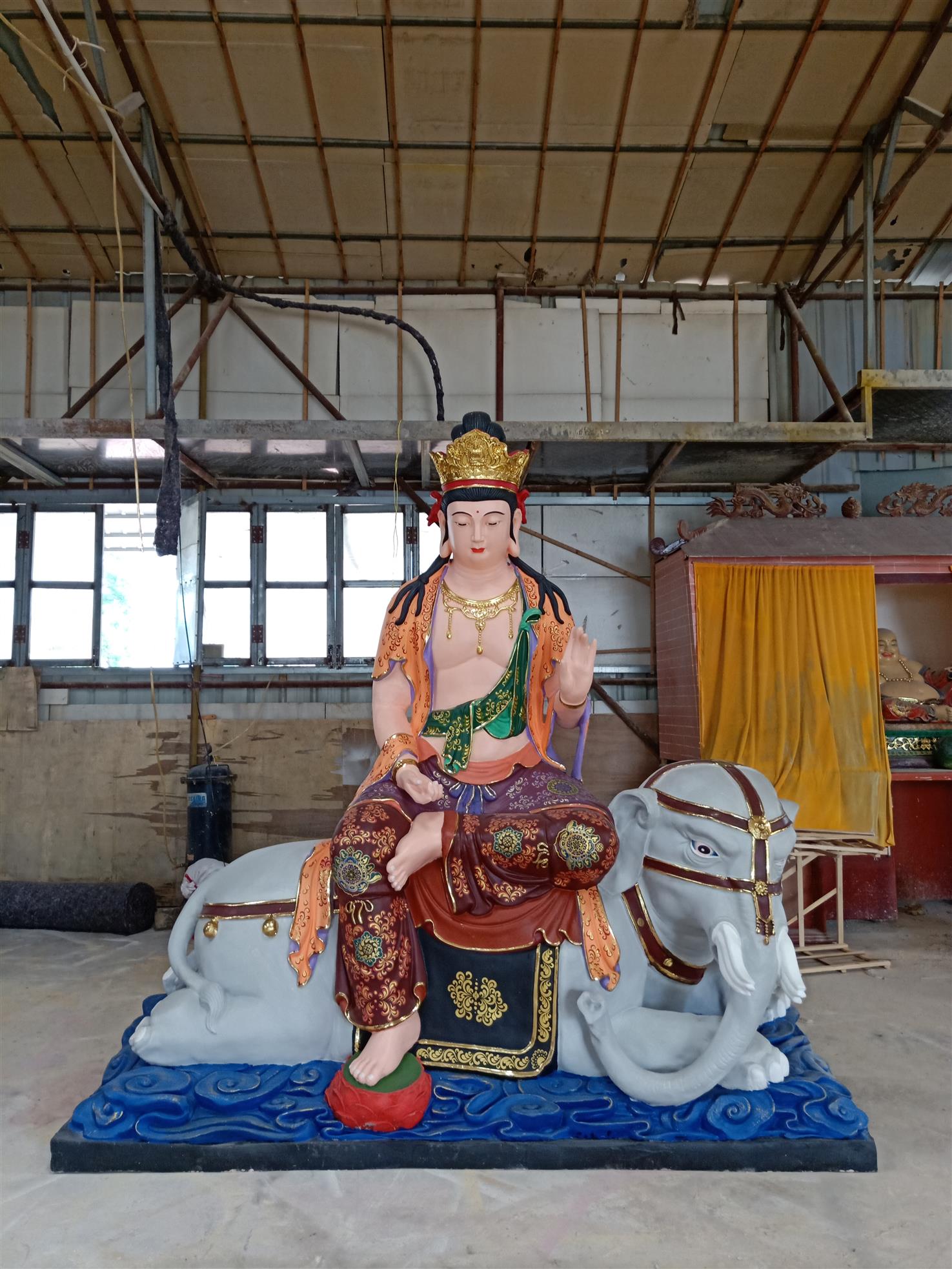 西安玻璃钢文殊菩萨佛像厂家 地藏菩萨佛像