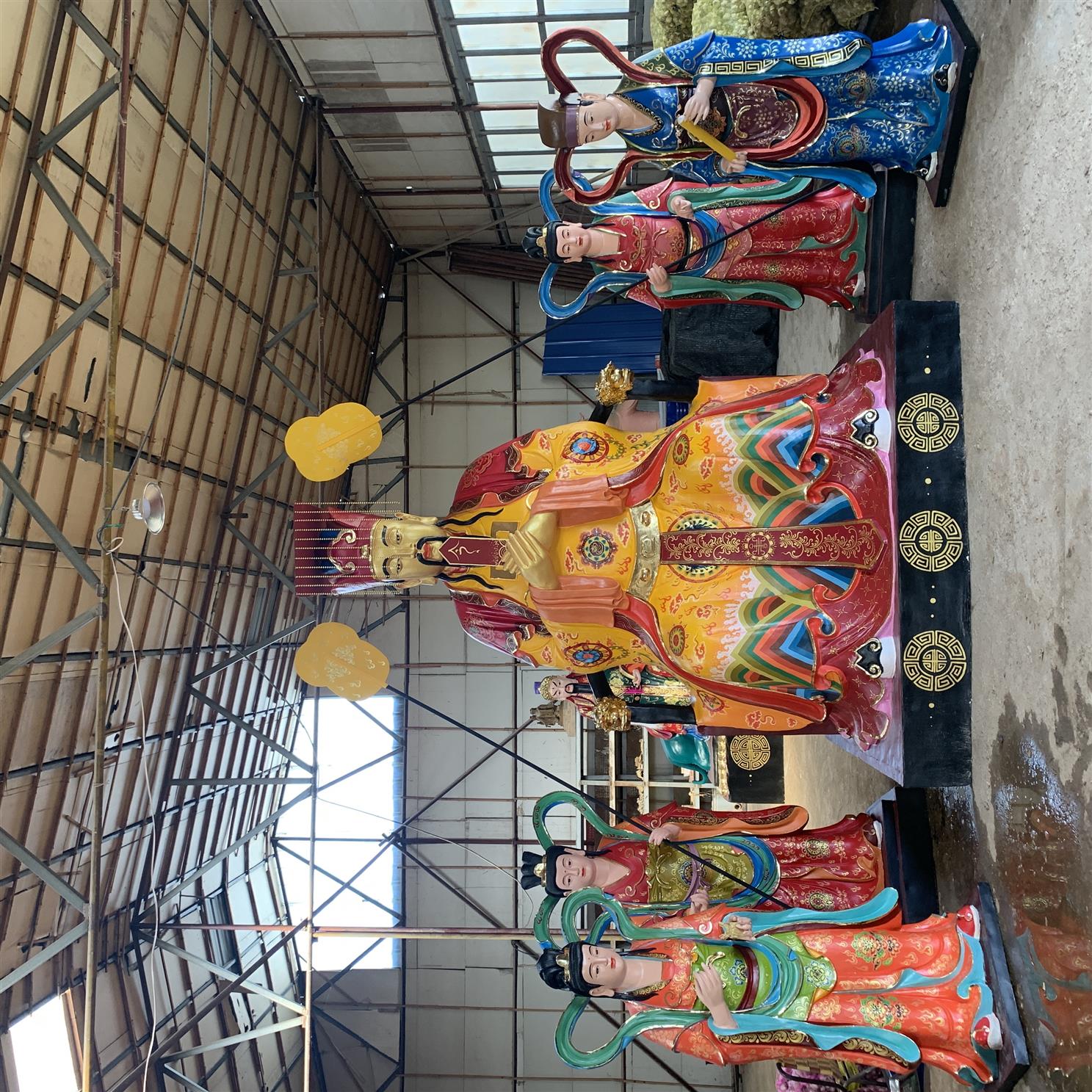 鹤壁3.5米玉皇大帝佛像 厂家雕刻 西王母佛像