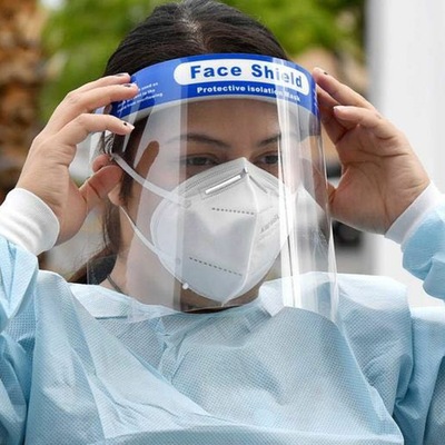 跨境款隔离面罩牙科防护面罩透明防雾防液体喷溅护目护脸保护面屏