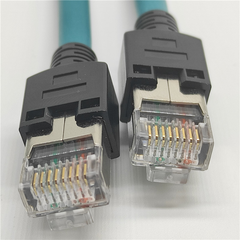 4芯cat5e工业双绞sf/utp电缆带接头