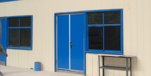 彩色涂层钢板门窗生产定制-安徽华旦