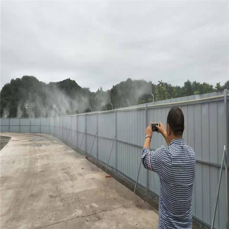 武汉建筑工地围挡喷淋系统安装