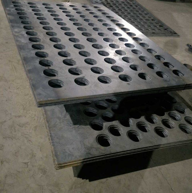 祥旺电除尘器多孔板 气流分布板 碳钢花板Φ133 除尘筛板