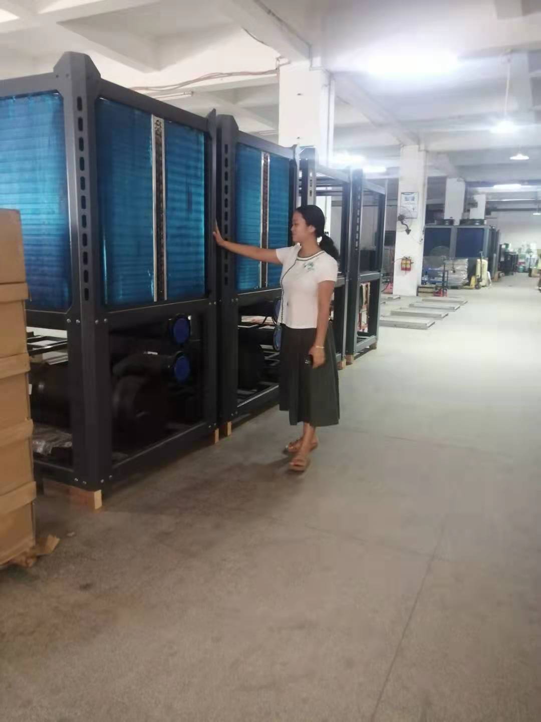 正帝新乐晋州藁城水源热泵变频冷供机空气能热泵施工安装设计