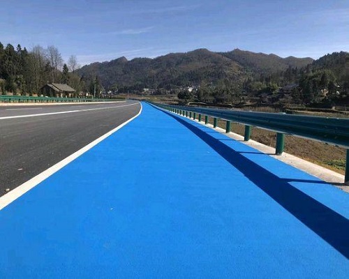 蚌埠沥青路面改色漆 沥青改色工程设计