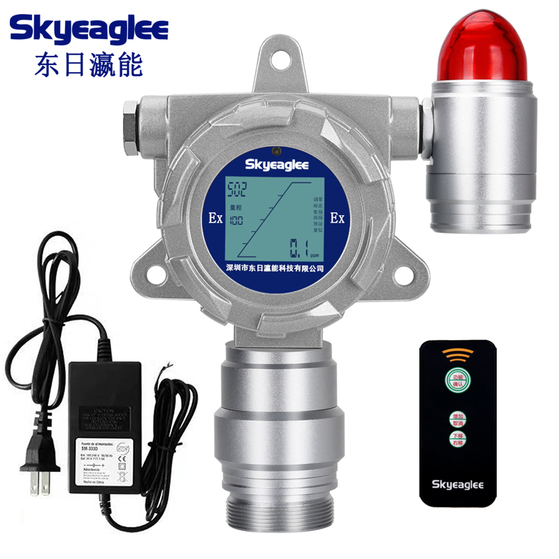 气体浓度检测报警仪厂家 SK/MIC-600-EX-Y 超大点阵LCD数显