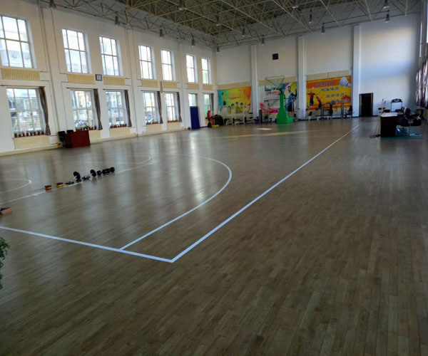 银川篮球木地板安装 金踏体育设施