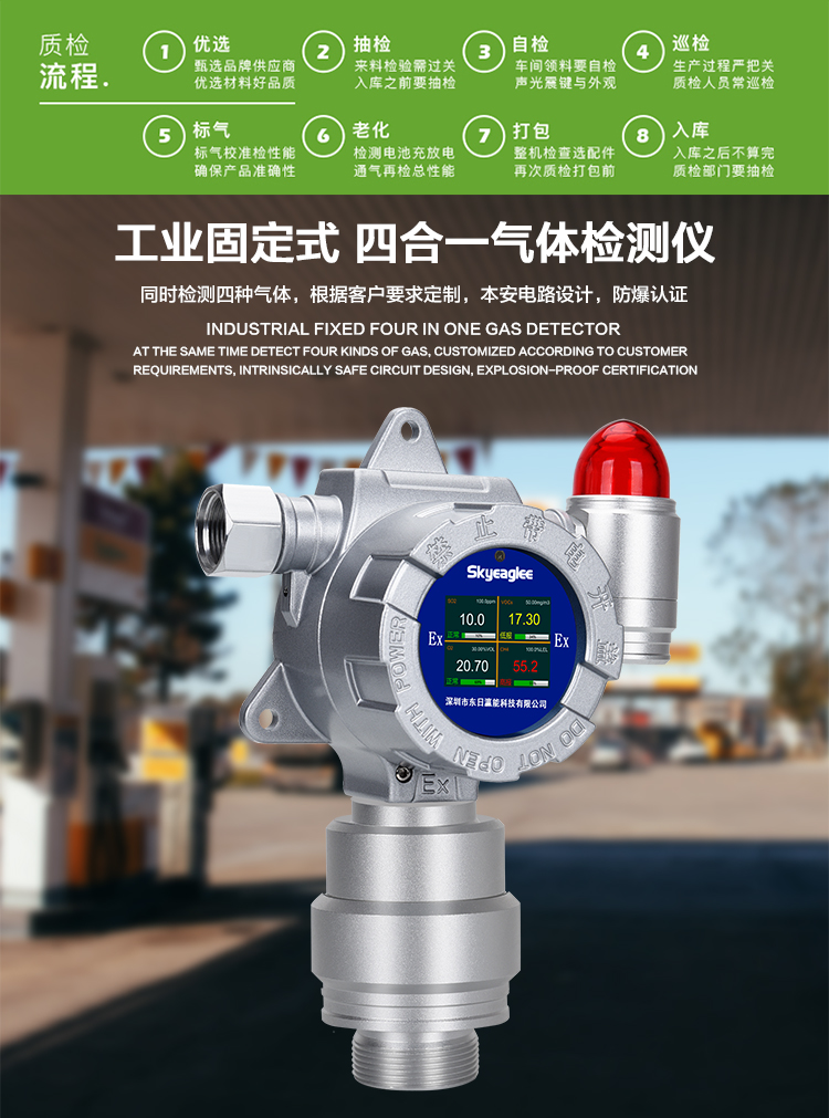 多合一氣體變送器 東日瀛能 SK-600-EX-Y 高靈敏度傳感器