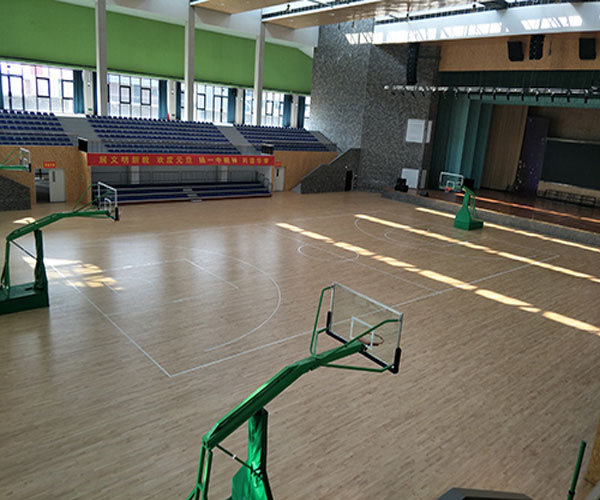 雅安篮球场木地板施工公司 金踏体育设施