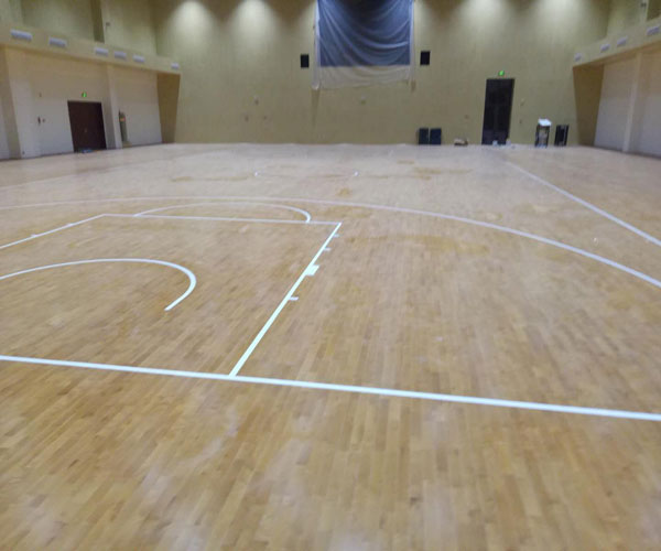 淮北篮球木地板安装