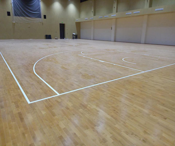 银川篮球木地板安装