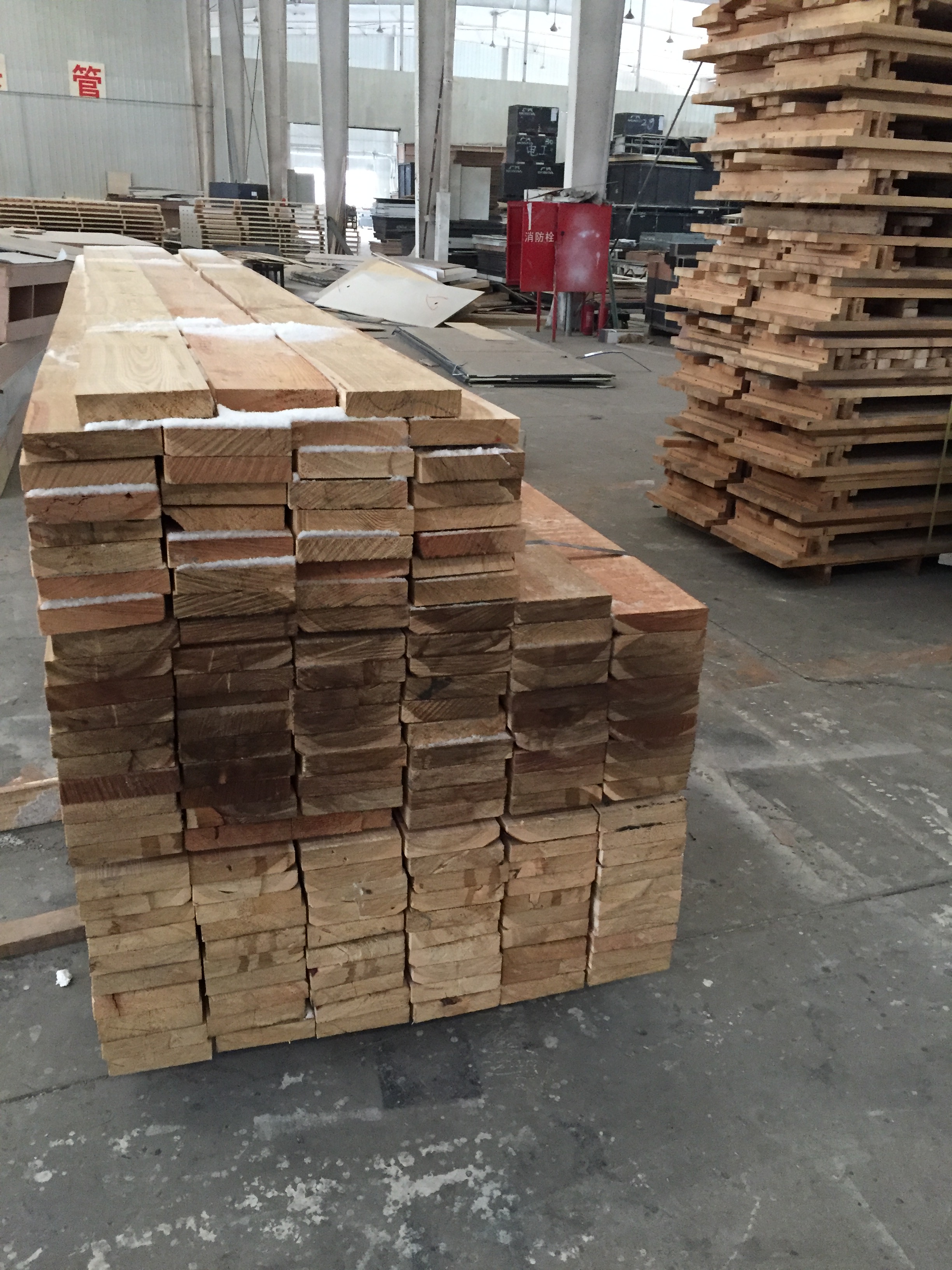 北京木方价格4x7三米方木批发单价松木木方板材销售加工厂