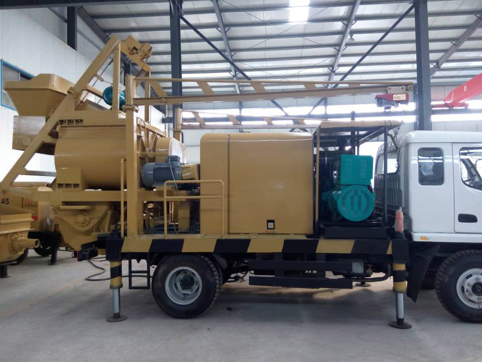 拖泵和地泵-煤矿用混凝土泵HBMG/上料_泵送量