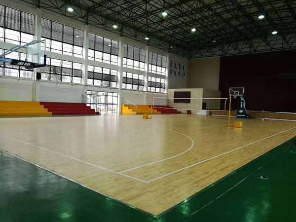 巴彦淖尔篮球木地板施工