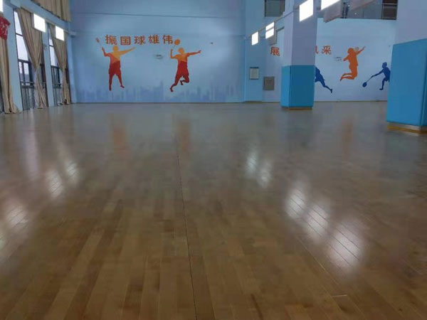 巴彦淖尔篮球木地板施工
