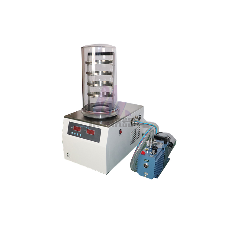 低温真空冻干装置 FD-1D-80 实验室冷冻干燥机 小型冻干机