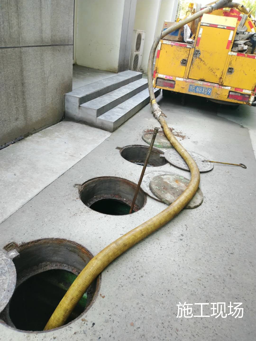 无锡市专业厂区化粪池抽粪管道疏浚