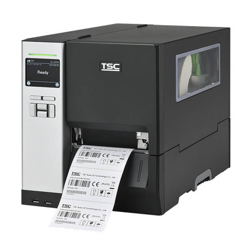 条形码不干胶打印机台半TSC MH340二维码贴纸打印机