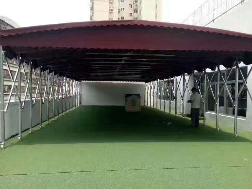 宜宾伸缩式移动雨棚 可移动式雨棚 免费上门测量设计安装