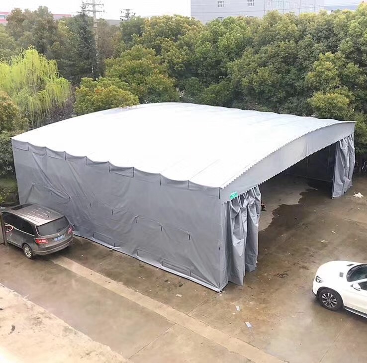 重庆推拉式移动雨棚 可移动式雨棚 品质保证