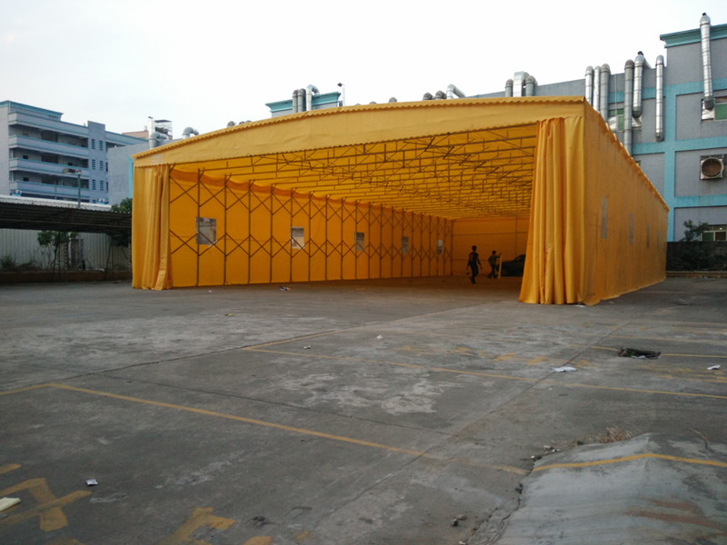 绵阳推拉式移动雨棚 可移动式大型雨棚 品质保证