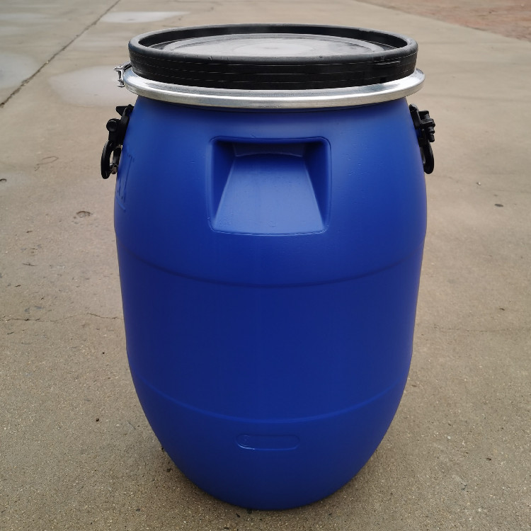 60升抱箍塑料桶60升化工塑料桶带铁环的塑料桶生产厂家