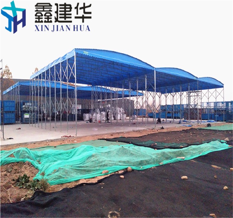 上海移动雨棚操作简单,膜结构推拉棚