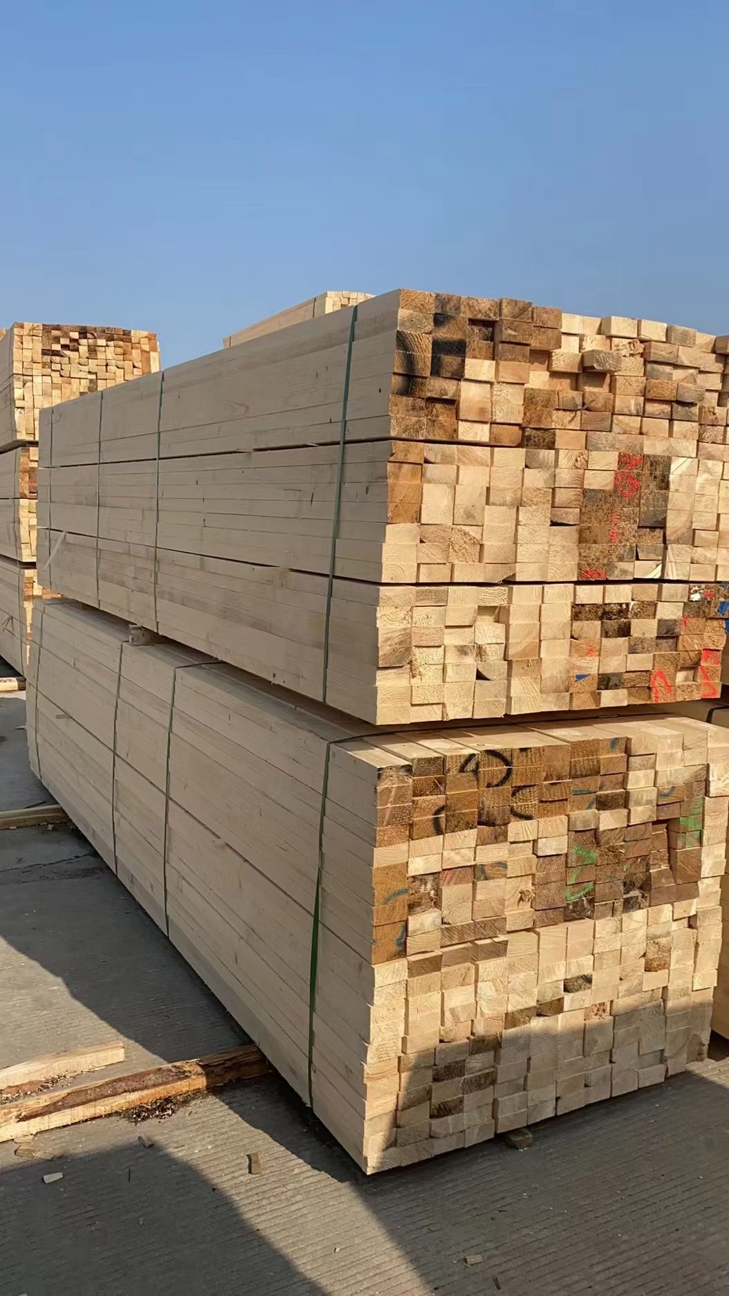 5米白松木材,工地木方