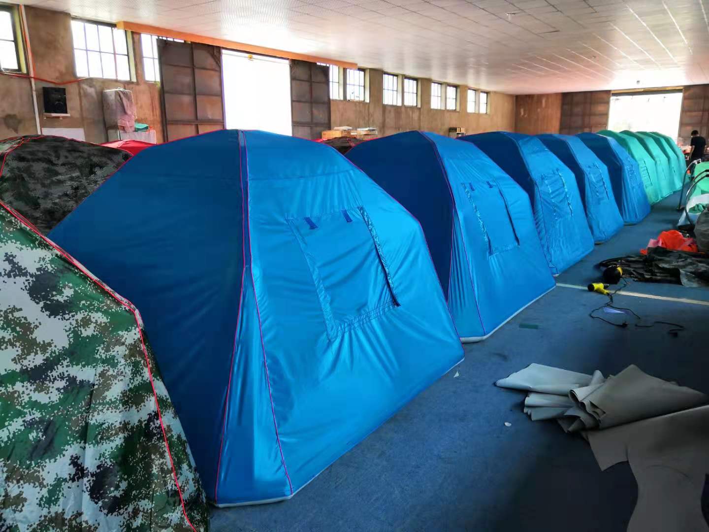 充气帐篷模型