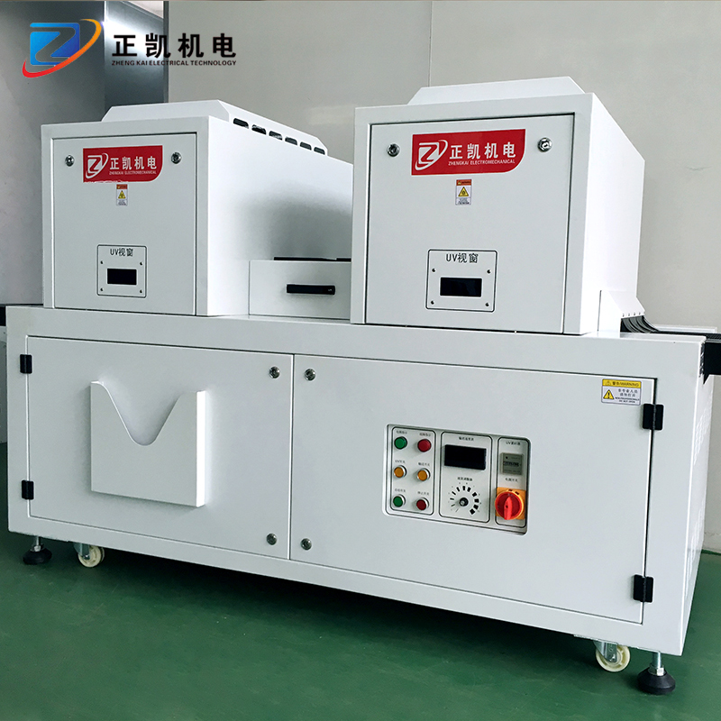 紫外线油墨uv光固化设备ZKLED33-35箱式烘干线冷光源uv机生产商