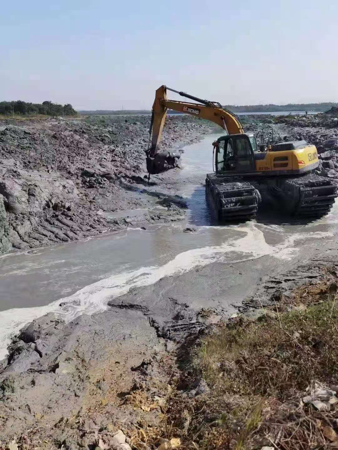 宣城水挖机出租服务 水陆挖机租赁