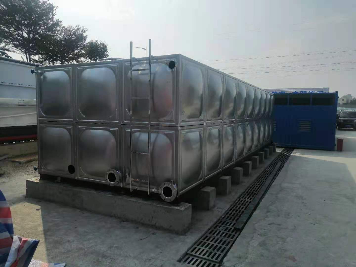 深圳不锈钢水箱源头商家 锡林郭勒盟成品不锈钢水箱型号