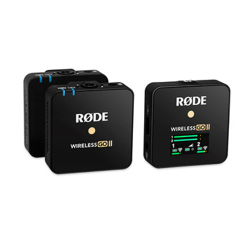 RODE罗德Wireless Go II二代一拖二无线麦克风领夹话筒胸麦