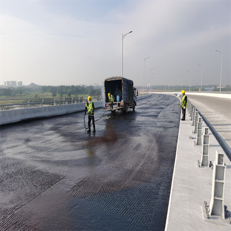 道桥用聚合物改性沥青防水涂料喷涂
