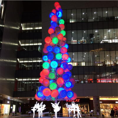 青海 户外大型圣诞树 树木亮化出租 声音邮局租赁