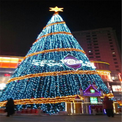 中国澳门 户外大型圣诞树 七彩滑道出租 水晶烟花租赁