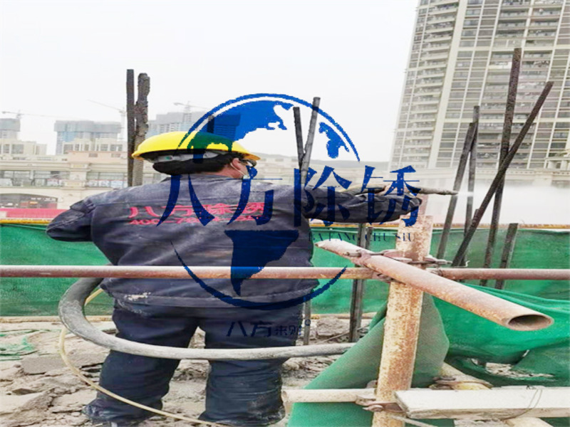 上海生锈钢筋除锈施工 欢迎来电 湖北八方除锈供应