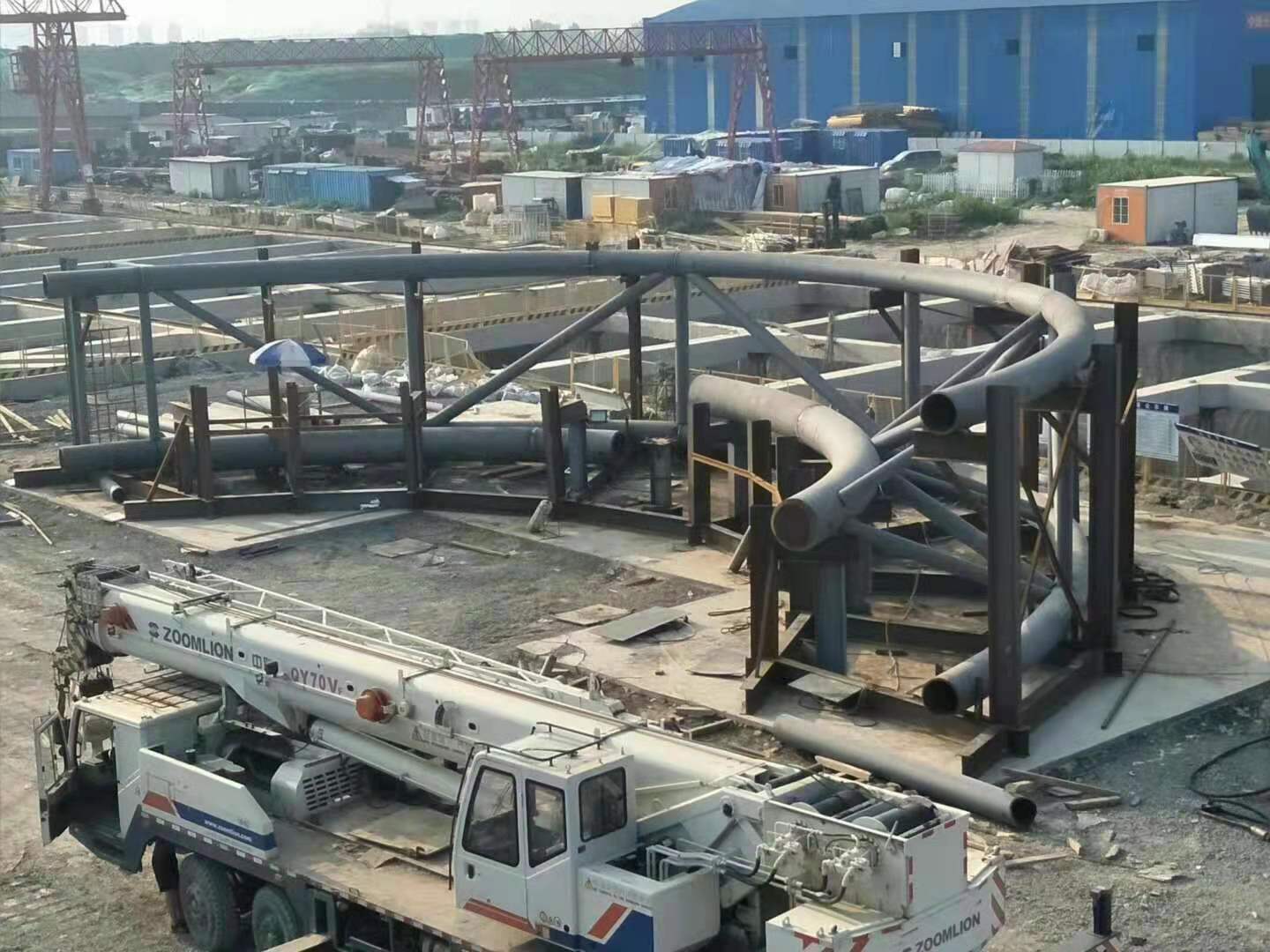 新乡煤棚钢结构加工 河北圣雄管桁架加工基地