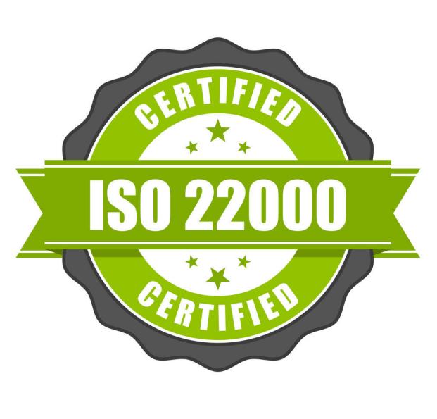 大连认证 廊坊ISO22000培训 食品安全管理体系认证 资料