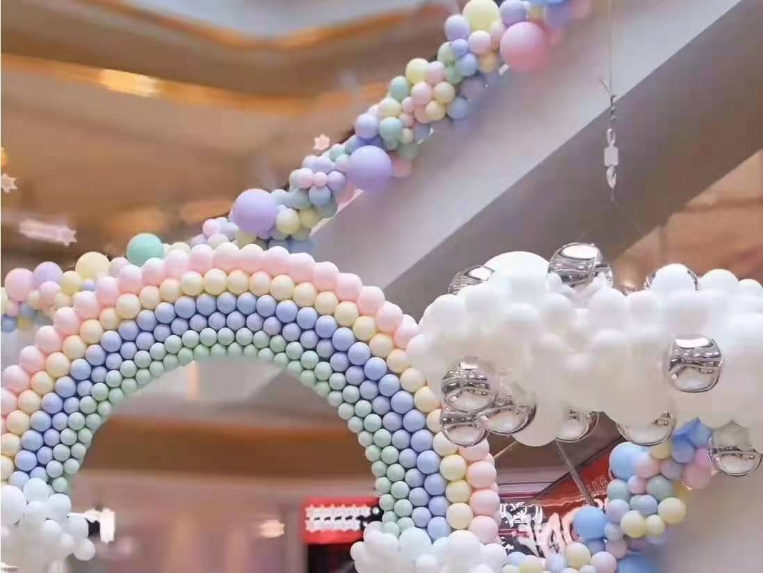 求婚派对气球装饰 气球拱门 制作流程