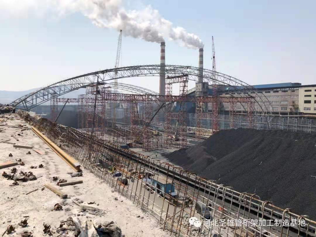 荆州方管桁架厂家 体育馆钢结构管桁架加工基地