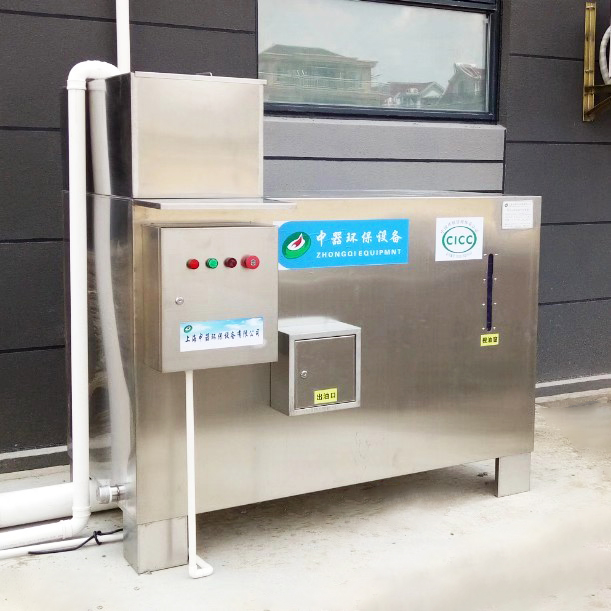 上海松江中器油水分离器PW-C-2餐厨垃圾处理设备隔油提升油脂净化送货上门安装