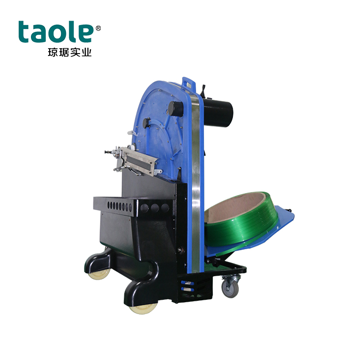 淘乐TP-800自动卡板穿带机 穿箭式打带机 自动垂直送带机