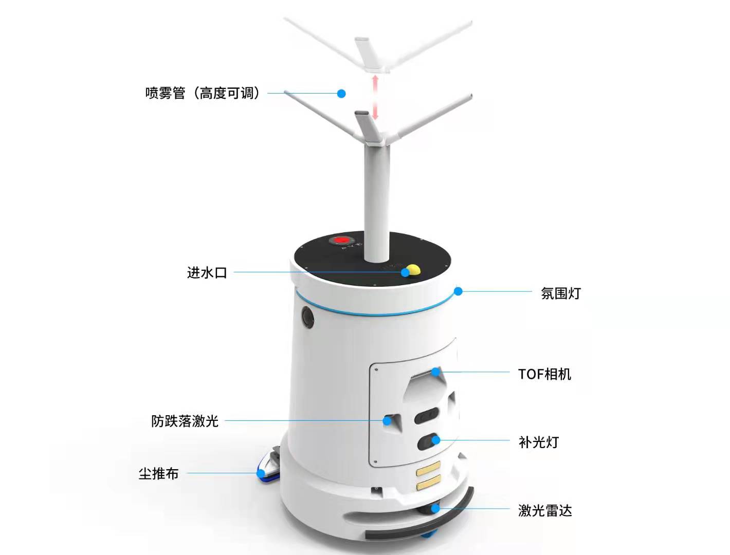 芜湖智能消毒机器人 消毒防疫机器人