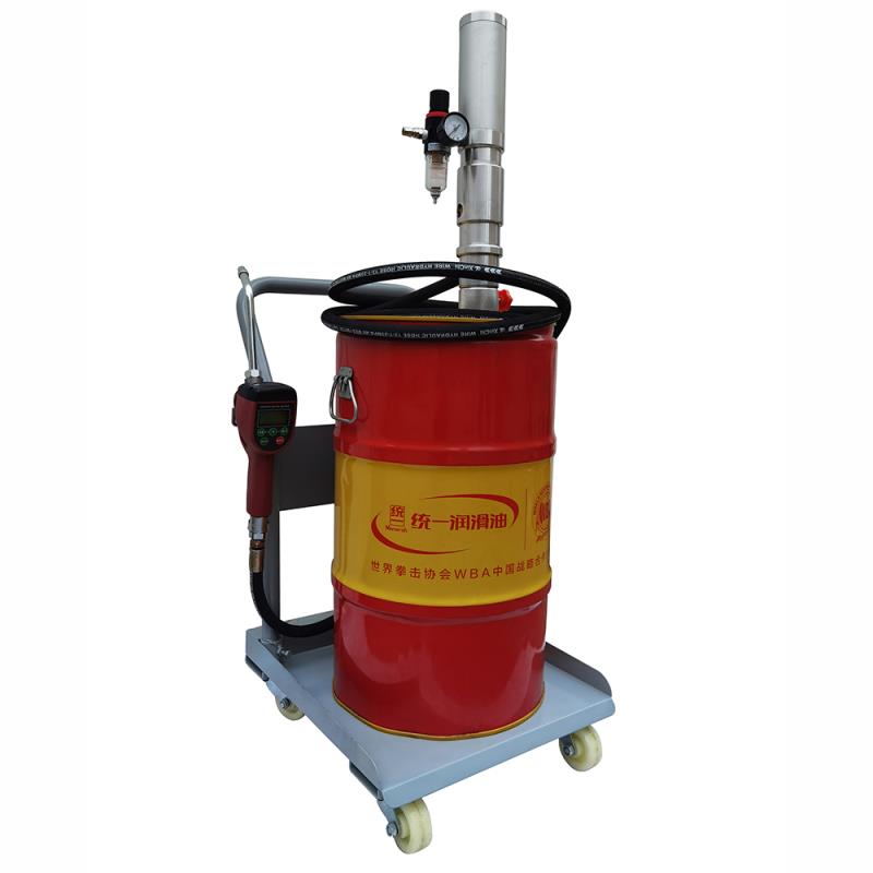 37150-D气动润滑油定量加油机设备 气动液压油加注机 巨川机械
