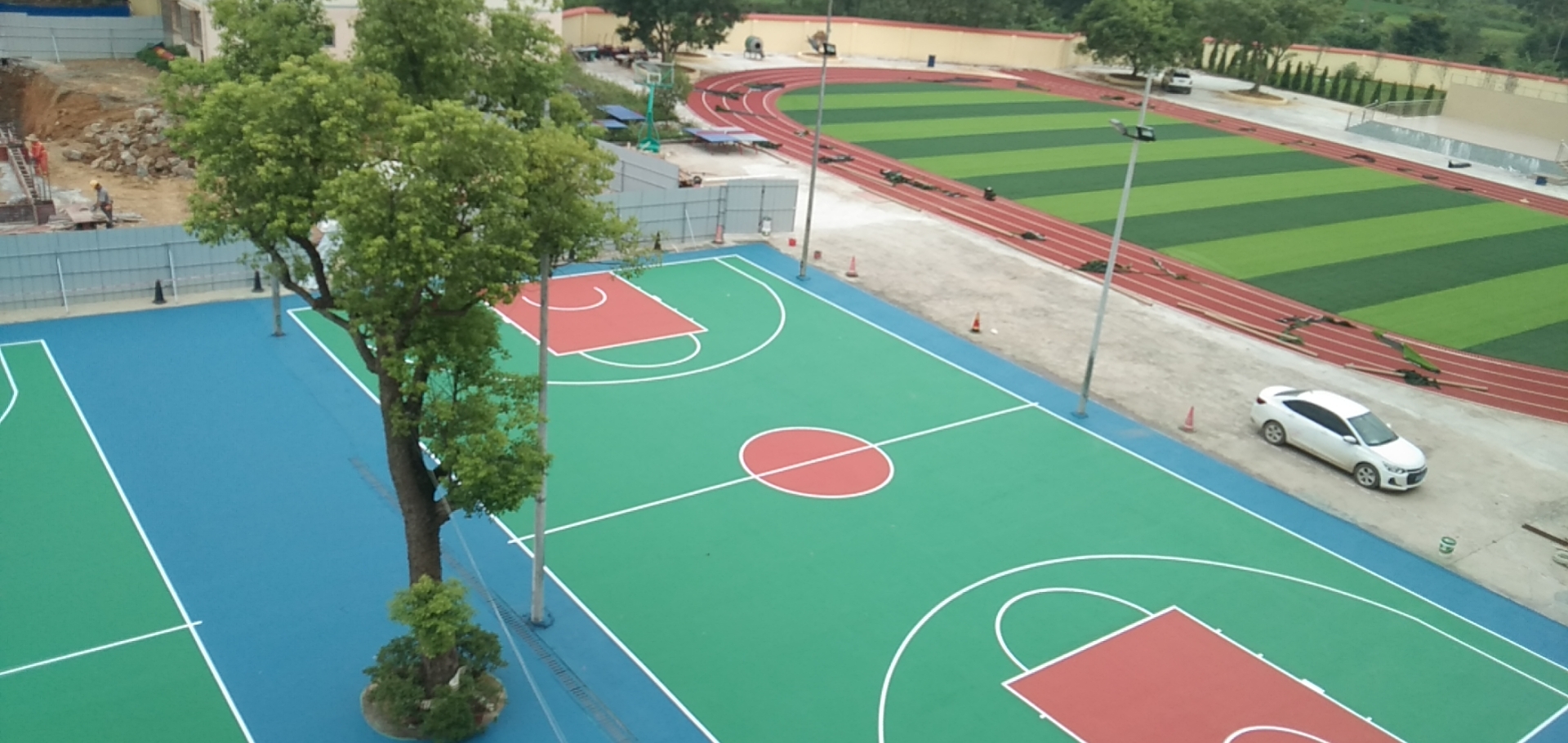 东莞篮球场施工公司