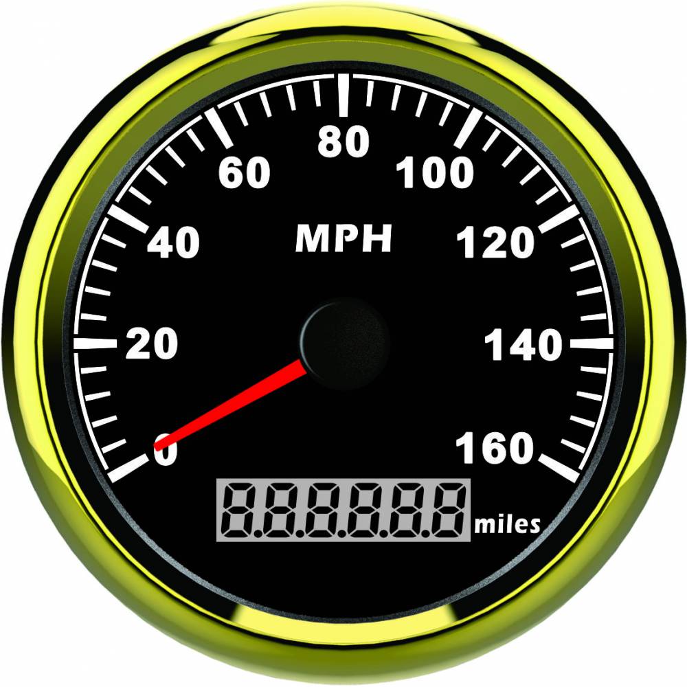 供应GPS速度表-货车里程表-汽车时速表带夜灯-柏奥