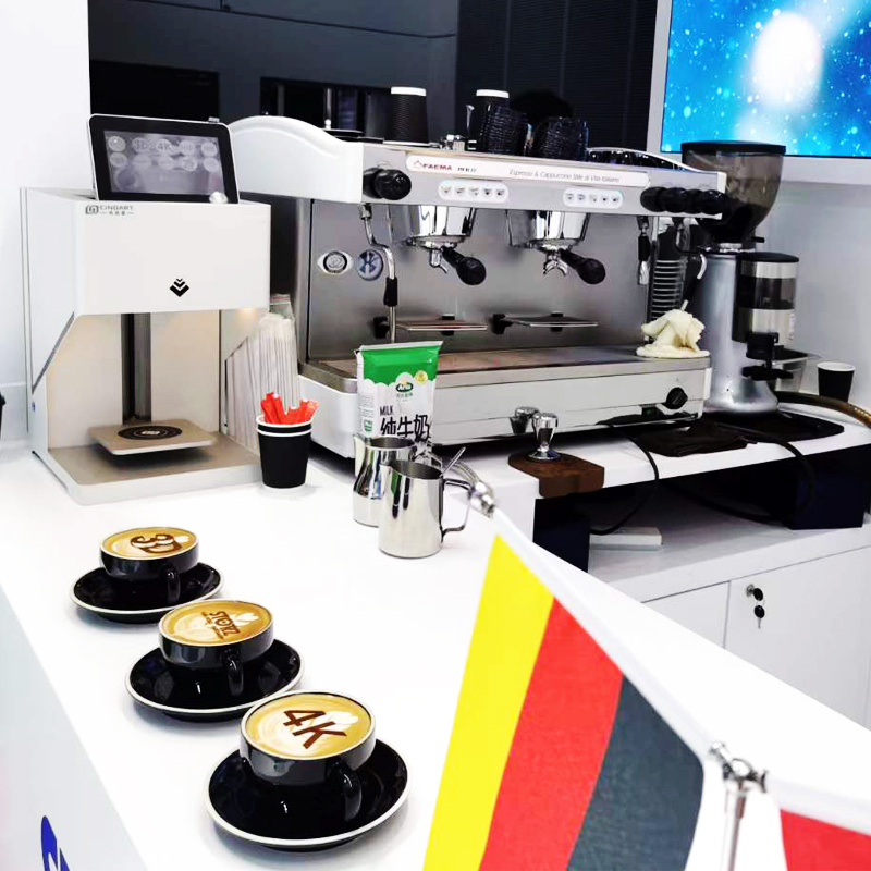 半自动咖啡机出租手工咖啡拉花3D打印机出租