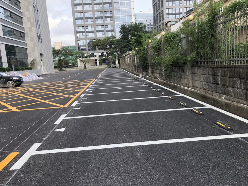 深圳平湖马路划线_横岗消防通道画线