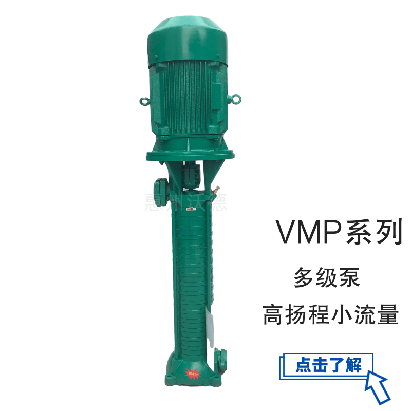 高扬程供水泵沃德多级泵不锈钢多级泵VMP80-5